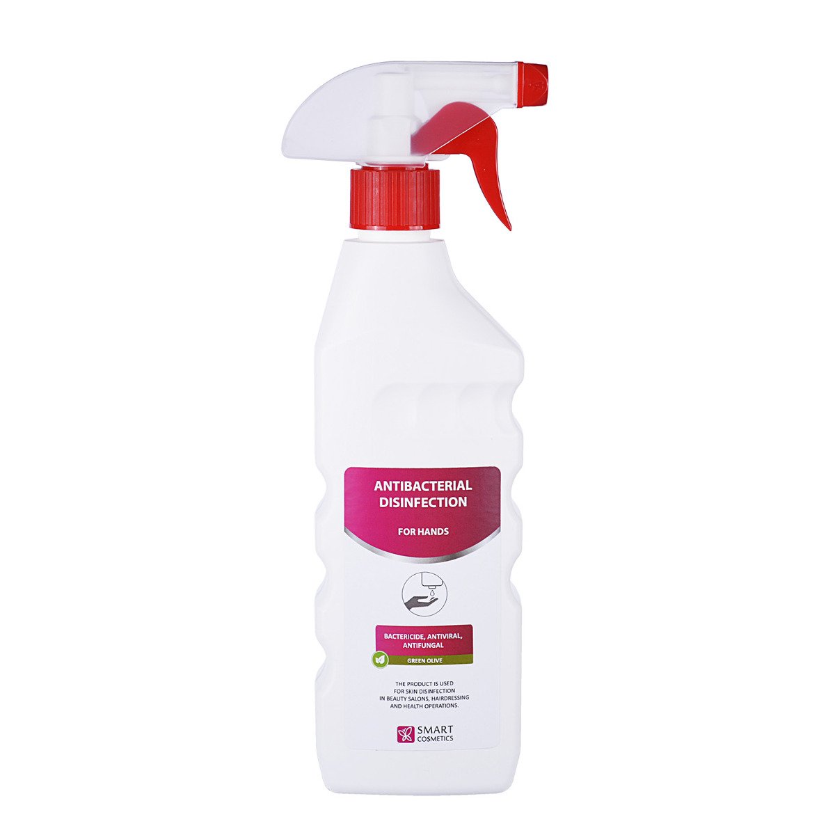 Dezinfekcia na ruky - 500 ml - Green Olive | Smart Lashes
