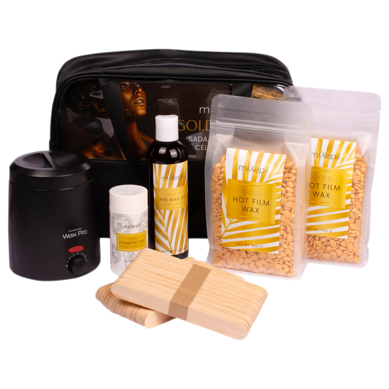 Sada na epiláciu celého tela – GOLD BODY