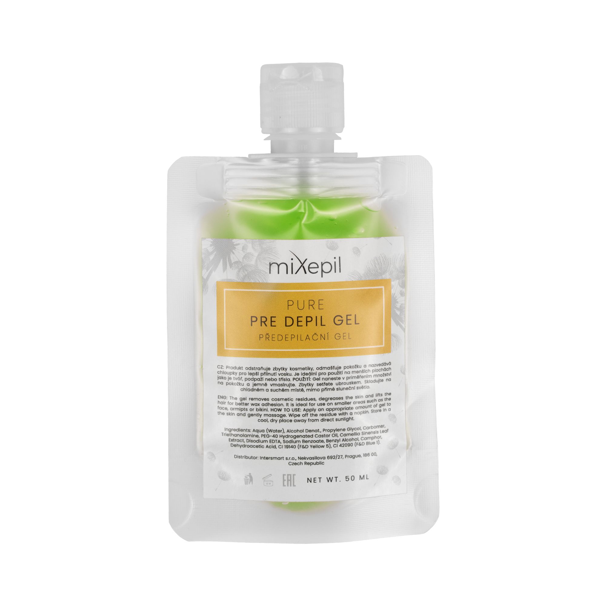 Mixepil - Predepilačný gél - 50 ml